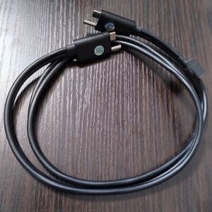 HP Black Thunderbolt 3 Cable, Connect ZBook or Dock to Notebook